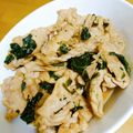 ☆hiroppy☆'s cooksnap of when they made ホウレン草と生姜焼き.