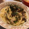 aminko☆'s cooksnap of when they made 鯖の水煮缶で簡単☆和風パスタ.