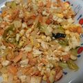 mikki1001's cooksnap of when they made 【糖質制限】豆腐の鮭チャーハン風.