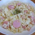 みにまめ's cooksnap of when they made ウインナーとネギの速攻チャーハン☆.