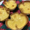 クック3TXBL2☆'s cooksnap of when they made 簡単■餃子の皮 de エッグタルト■.