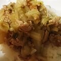 10りい's cooksnap of when they made ピリ辛★とろ～り白菜とひき肉のあんかけ丼.