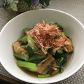 yuminan47k's cooksnap of when they made 小松菜と油揚げの煮びたし.