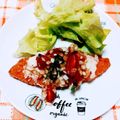 ﾁｲﾁｬﾝﾏﾏ's cooksnap of when they made 乗せて乗せて鰯フライ新玉ねぎぽん酢焼き.