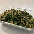 ⭐めいりー⭐'s cooksnap of when they made 大根の葉っぱとひき肉であと1品♪♪.