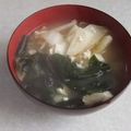 きらり流れ星's cooksnap of when they made ワカメと大根と豆腐の味噌汁.