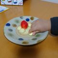 いも栗カボチャ☆'s cooksnap of when they made 材料3つ！1歳のバースデーケーキ.