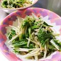 ma04tsu's cooksnap of when they made もやしと水菜の中華サラダ.