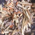 大阪のちゃーちゃん's cooksnap of when they made きんぴらごぼう。牛肉いり。.