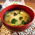 ちゃぴ♥'s cooksnap of when they made 子どもが大好き!さつまいもとねぎの味噌汁.