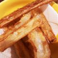 どもごんぶ's cooksnap of when they made 味付け醤油のみ!!簡単♡れんこんの唐揚げ.