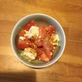 クック1FX93J☆'s cooksnap of when they made 豆腐とトマトのめんつゆ鰹節サラダ.
