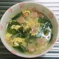 もぐ・ω・くま's cooksnap of when they made 簡単ワカタマ（ワカメ＆卵）スープ.