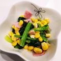 Jackieandm's cooksnap of when they made おいしい！ほうれん草とコーンのサラダ.