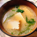 のんべぇヒロ's cooksnap of when they made ほっこり簡単♪厚揚げとほうれん草の味噌汁.