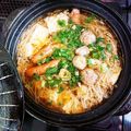 hamaはうす's cooksnap of when they made 長ネギ豚バラ巻き鍋 セリver..