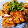 けんけん1016's cooksnap of when they made 焼き豆腐のねぎバルサミコソース♪.