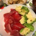 Nana983's cooksnap of when they made まぐろとアボカドとろろ丼～和カフェ風♪.