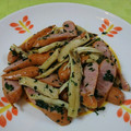 とみぃ11's cooksnap of when they made ソーセージとエリンギの炒め物♪.