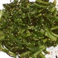 miyu_mame's cooksnap of when they made レンジで簡単！大根の葉の塩昆布生姜和え.