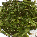 miyu_mame's cooksnap of when they made レンジで簡単！大根の葉の塩昆布生姜和え.