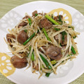 mogusun＊'s cooksnap of when they made 砂肝とにんにくの芽の炒め物.