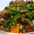 りーの嫁's cooksnap of when they made 簡単☆かぼちゃのひき肉オイスターあんかけ.