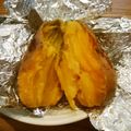 ゆみらんたん's cooksnap of when they made オーブンでねっとり甘い焼き芋★アルミだけ.