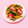 まあまま☆0403's cooksnap of when they made ウインナーとピーマンの塩麹炒め.
