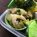 ノビル's cooksnap of when they made お弁当⑦青梗菜と蟹カマの麺つゆ和え.