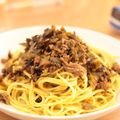 どこでもいっしょ's cooksnap of when they made 高菜とひき肉のスパゲティ.