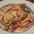 ごへいもちらぶ's cooksnap of when they made ピリ辛クリーミー♪ケイジャンチキンパスタ.