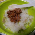4double5's cooksnap of when they made キュウリ納豆どんぶり風＊離乳食＊中期〜.