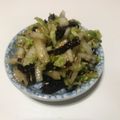 hyperaika's cooksnap of when they made 余った白菜で♡昆布入りナムル風のお漬物★.