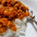 shoebills's cooksnap of when they made ひよこ豆のキーマカレー.