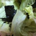 ma___111's cooksnap of when they made レタスと海苔のピリ辛ナムル.