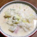 クックNCEH2G☆'s cooksnap of when they made 豆乳雑炊.