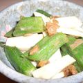 花ひとひら's cooksnap of when they made おくら＆山芋✿梅＆海苔和え♡.