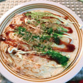 クマちー's cooksnap of when they made 娘と簡単お好み焼きランチ♪ૢ.