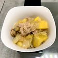 k0taRow's cooksnap of when they made ひき肉とじゃがいものほっこり味噌煮♪.