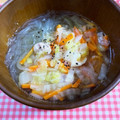 Nekozame's cooksnap of when they made 簡単！とろとろ白菜と鶏肉のぽかぽかスープ.