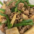 クック8M6DZ6☆'s cooksnap of when they made 豚肉とたけのこのピリッと甘辛炒め.