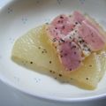 みくめい's cooksnap of when they made 大根とベーコンの煮もの.