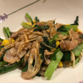 romaric's cooksnap of when they made 豚肉と小松菜コーンのしょうが焼き.