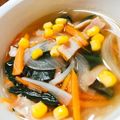 ちゃちゃまる26's cooksnap of when they made カラフル！やさいスープ.
