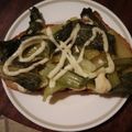inLondon's cooksnap of when they made わさびマヨネーズの小松菜トースト.