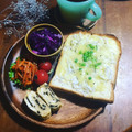 ＢＵＴＴＯＮ3's cooksnap of when they made しらすとチーズのトースト.