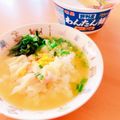☆３匹の子ぶた☆'s cooksnap of when they made 簡単一人飯♡カップラーメン専用おじや飯♡.
