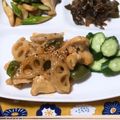 hikaru514's cooksnap of when they made 蓮根と鳥肉の甘酢炒め.
