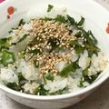 yummy?'s cooksnap of when they made 大根の葉っぱの炊き込みご飯.
